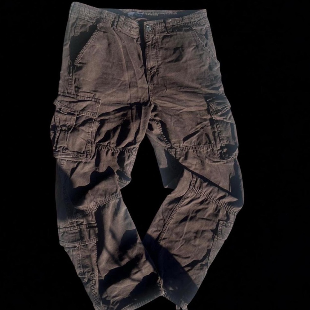 Aeropostale Men's Cargo Pants - Dark Brown